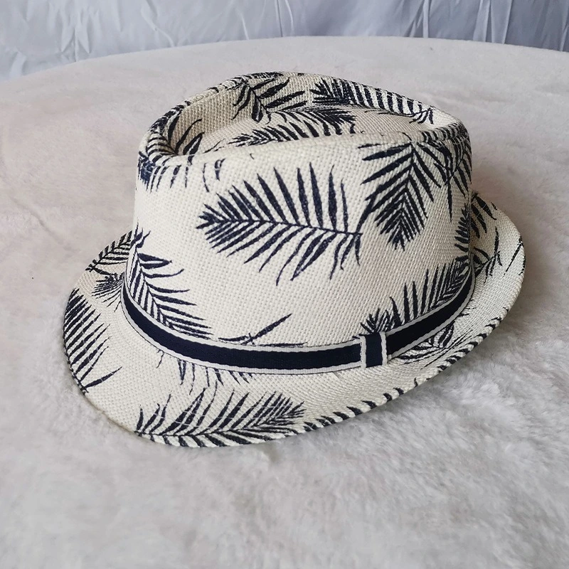 Mens Straw Fedora